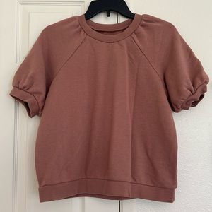 Madewell ballon sleeve top